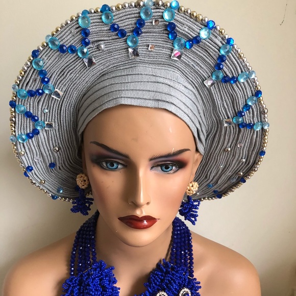 MerrieMate Accessories - Handmade Auto Ready to Wear Gele (African Headtie)